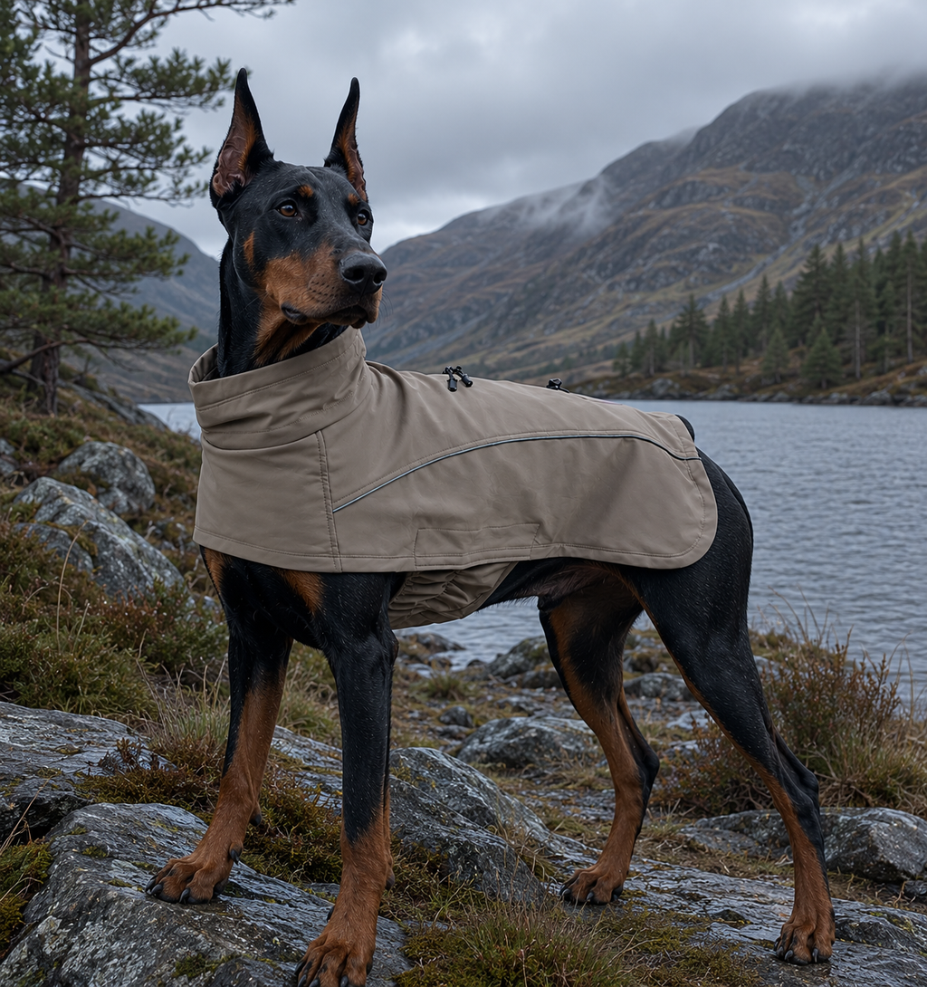 Waterproof Reflective Dog Jacket – Warm Fleece