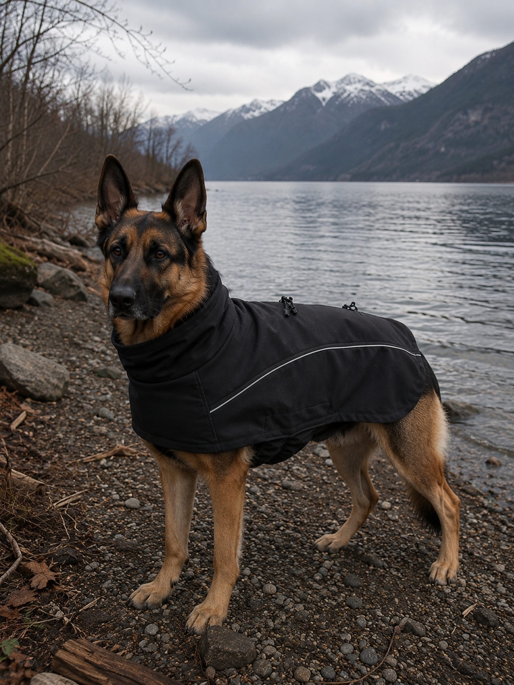 Waterproof Reflective Dog Jacket – Warm Fleece