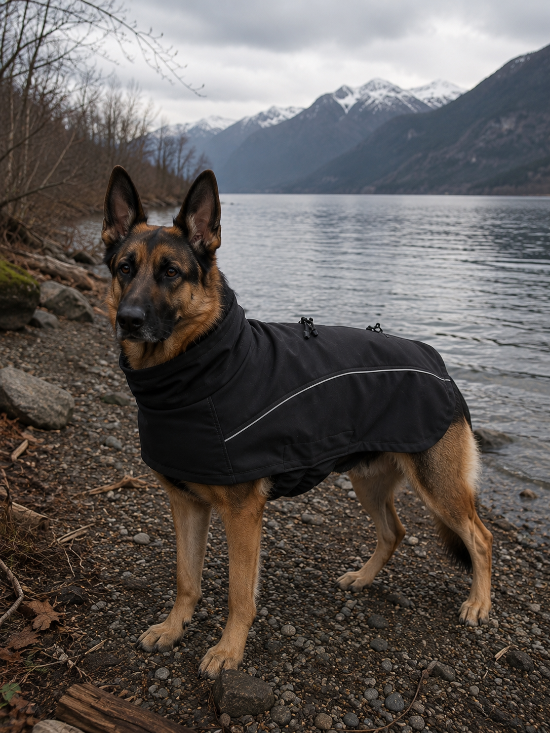 Waterproof Reflective Dog Jacket – Warm Fleece