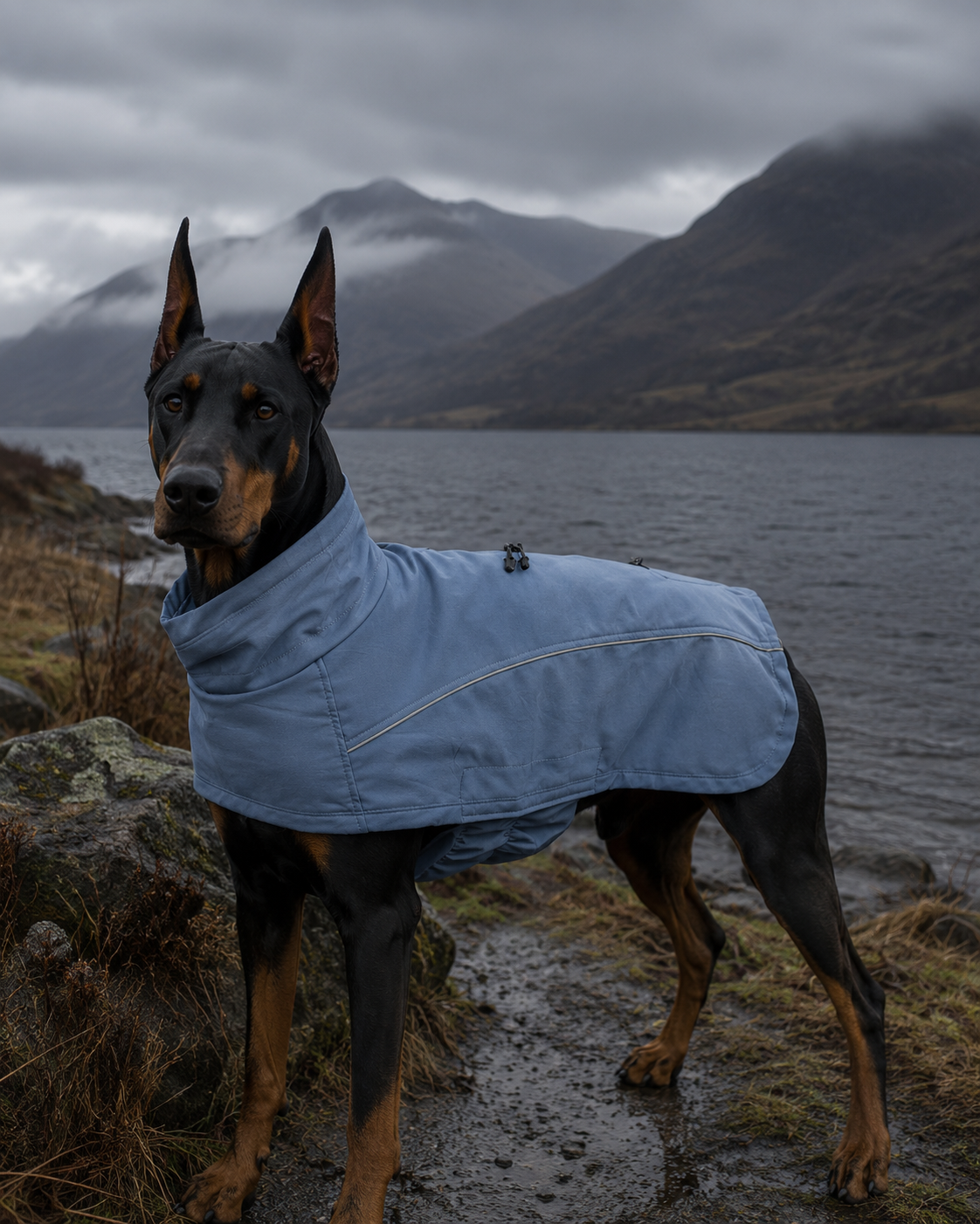 Waterproof Reflective Dog Jacket – Warm Fleece