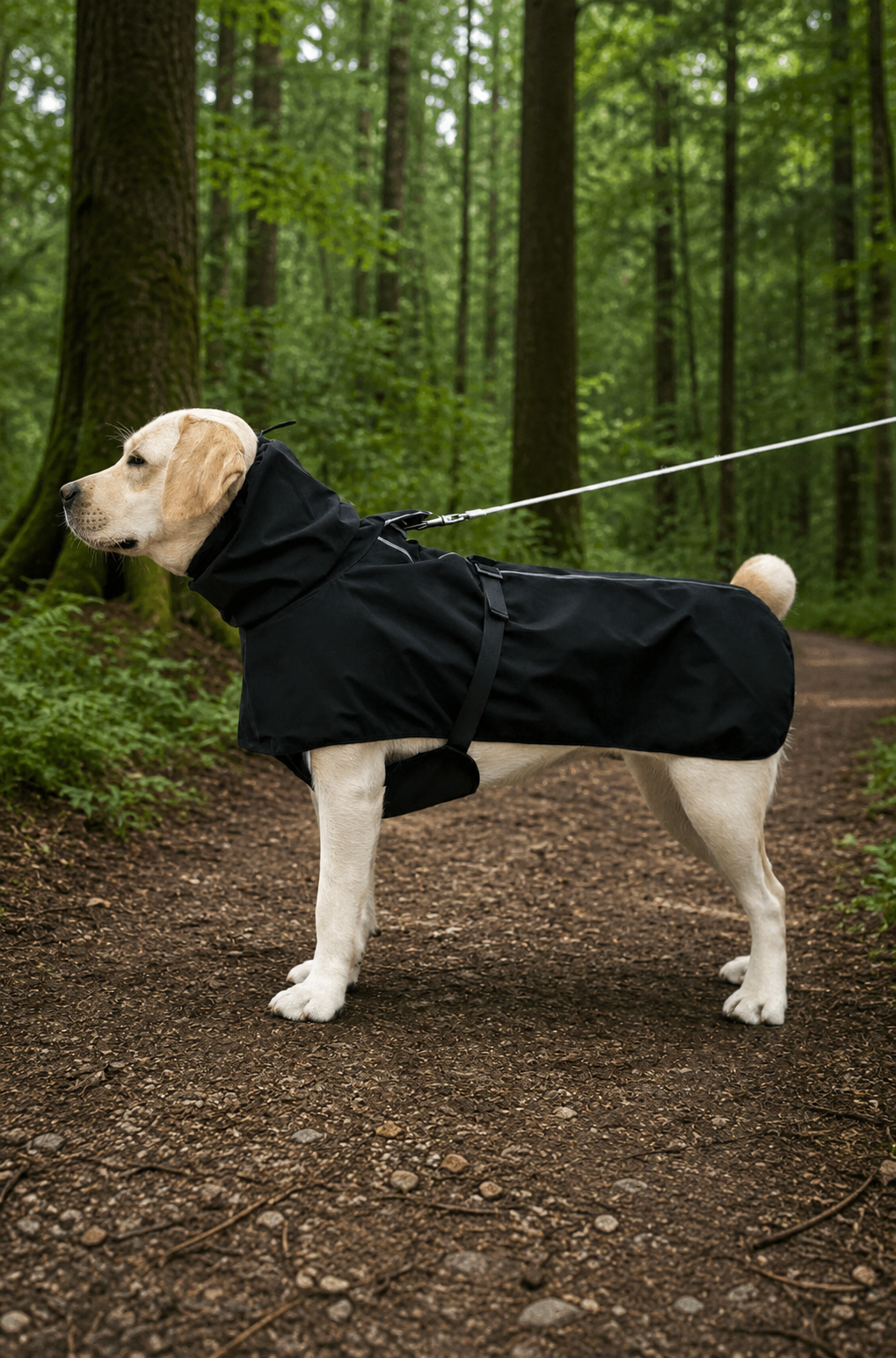 Waterproof Reflective Dog Raincoat with Hood