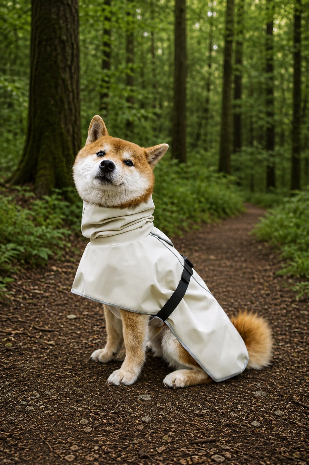 Waterproof Reflective Dog Raincoat with Hood
