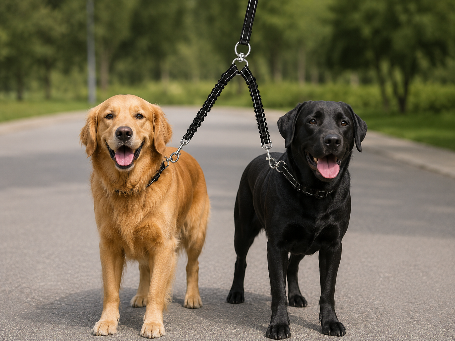 Double Dog Leash