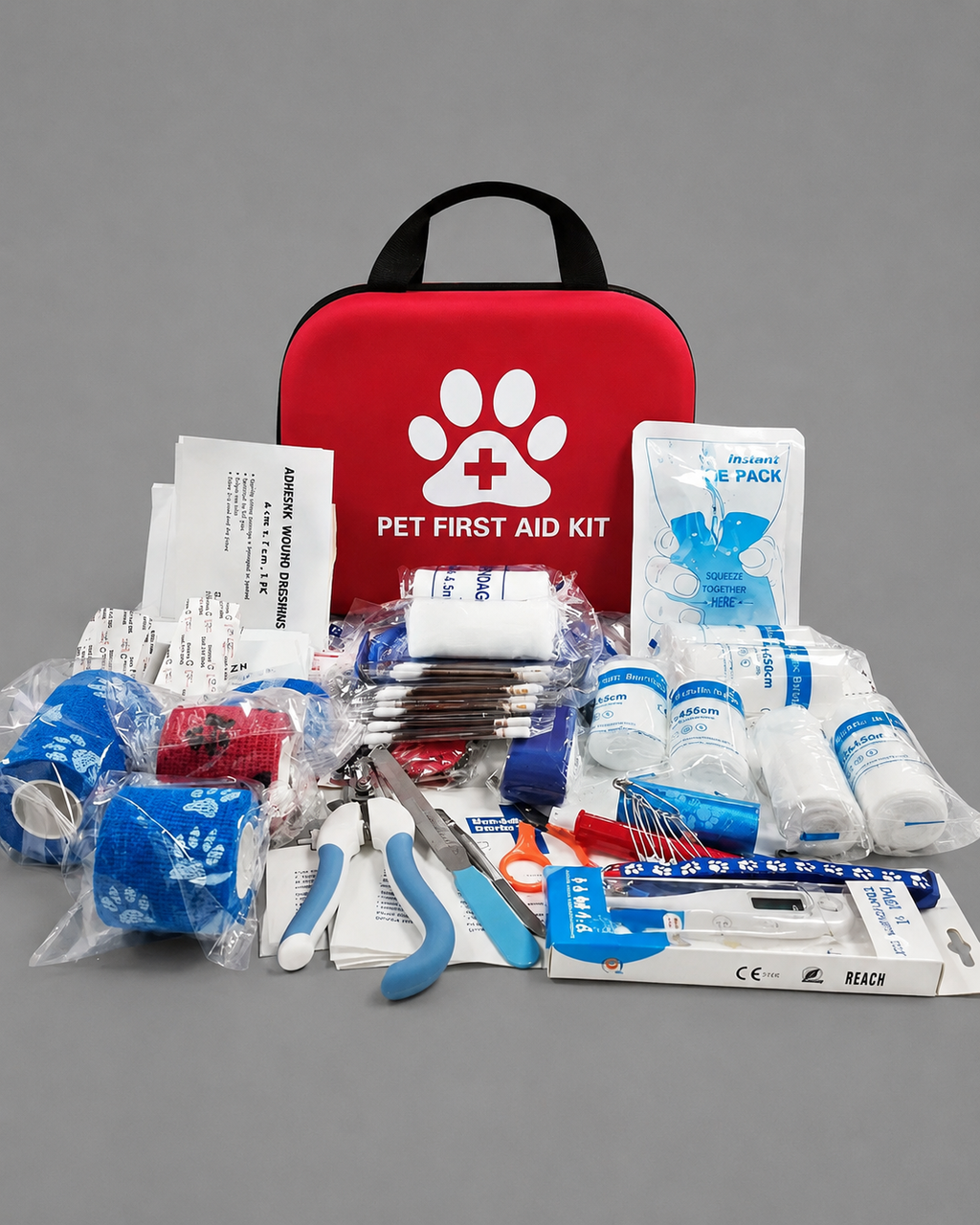 Pet First Aid Kit with Emergency Supplies